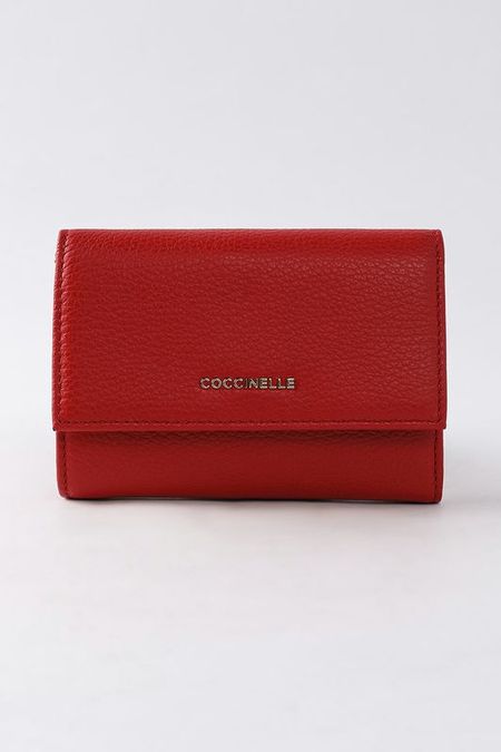Кошелек кожаный Metallic Soft Coccinelle