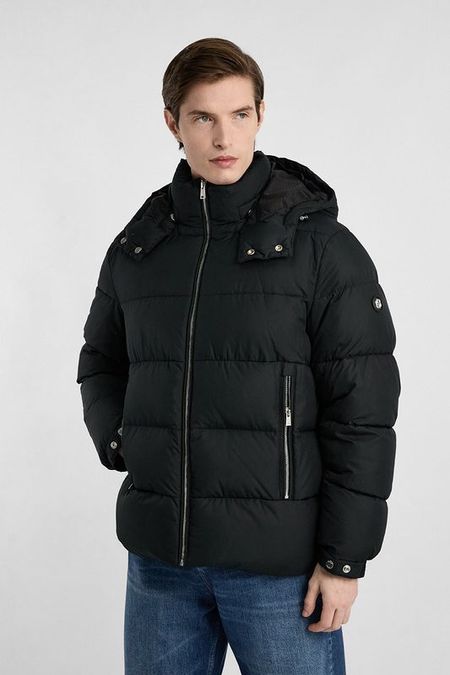 Пуховик с капюшоном BOSS