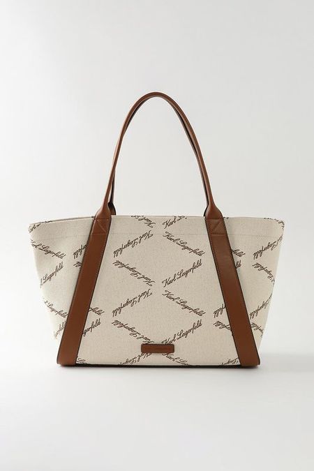 Сумка шоппер с принтом Ville Karl Lagerfeld