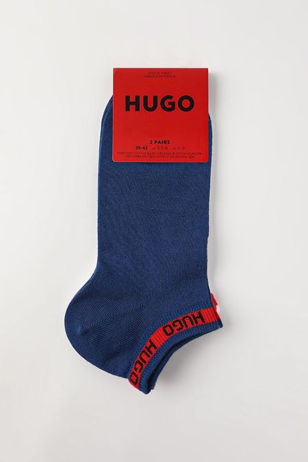 Набор из 2 пар хлопковых коротких носков HUGO