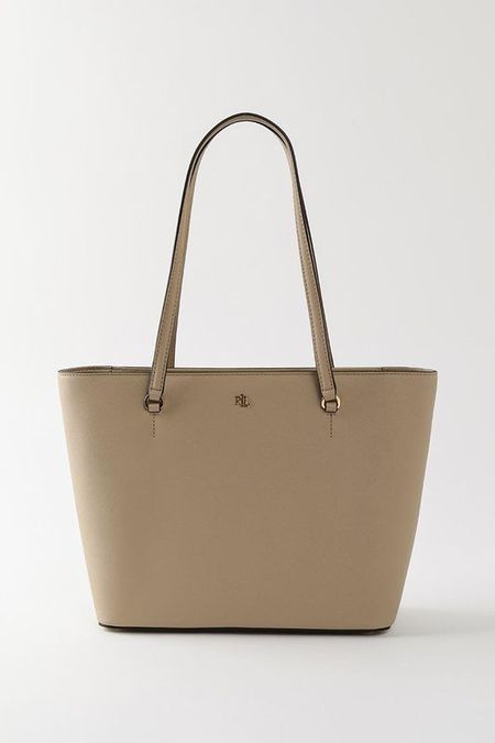 Сумка шоппер кожаная Karly Lauren Ralph Lauren