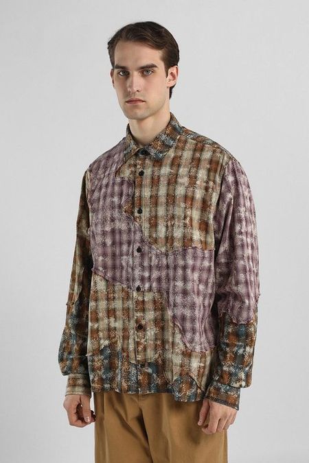 Рубашка хлопковая с принтом Desigual