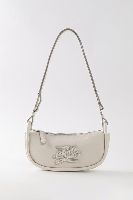 Сумка кросс-боди кожаная Autograph Karl Lagerfeld