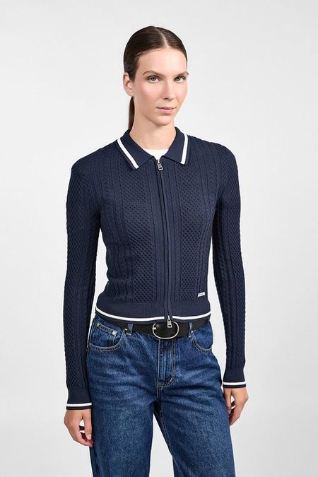 Кардиган из вискозы на молнии Guess Jeans