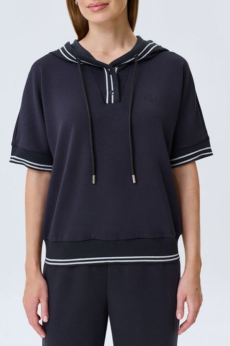 Джемпер с капюшоном и коротким рукавом BULMER