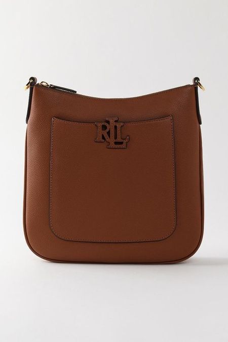 Сумка кросс-боди кожаная Cameryn Lauren Ralph Lauren