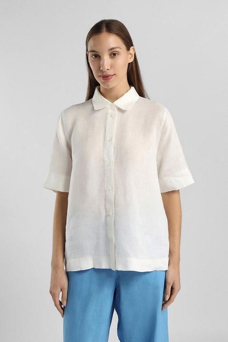 Рубашка льняная с коротким рукавом Gerry Weber