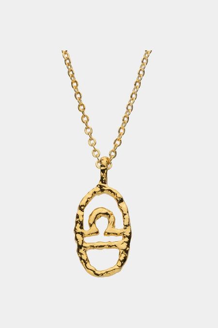 Подвеска позолоченная знак зодиака Весы RINGSTONE