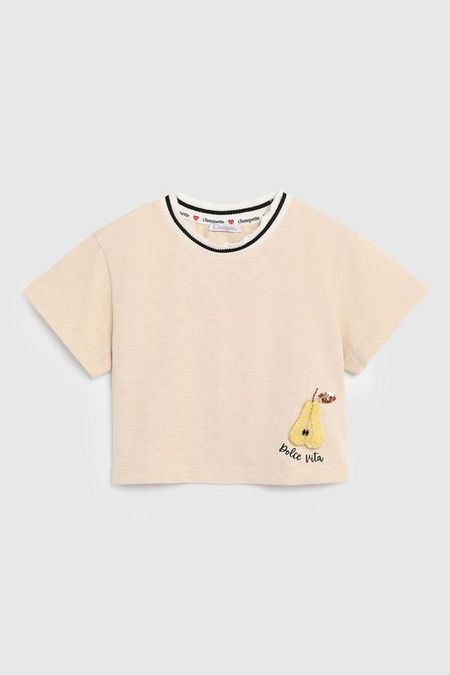 Футболка хлопковая с декором Choupette