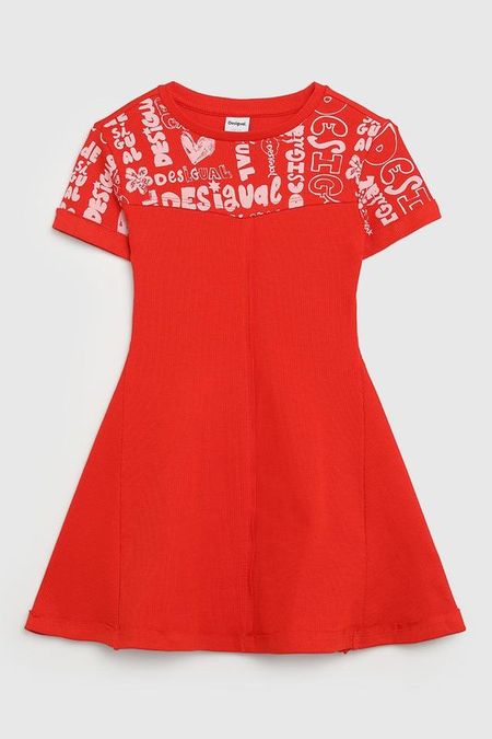Платье хлопковое приталенное Desigual