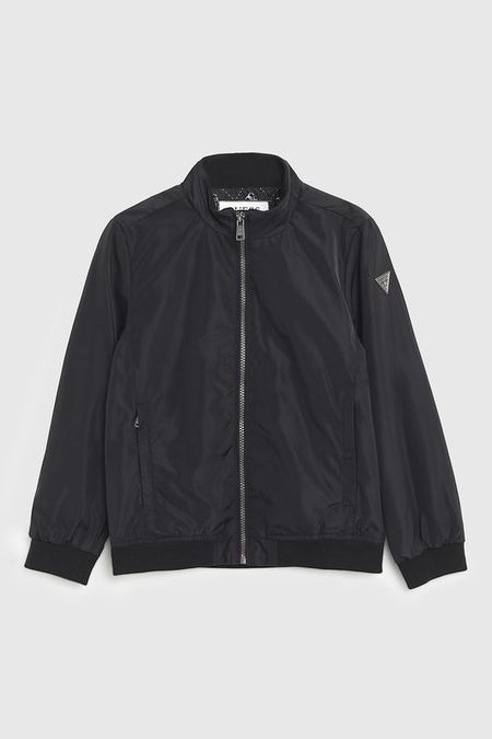 Ветровка с воротником стойкой на молнии Guess
