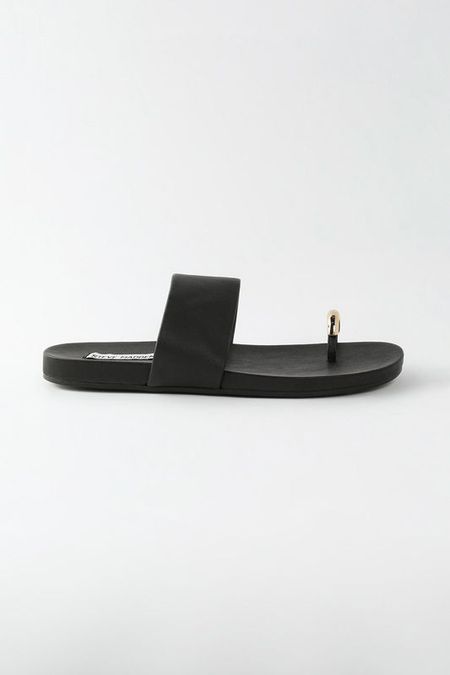 Шлепанцы кожаные STEVE MADDEN