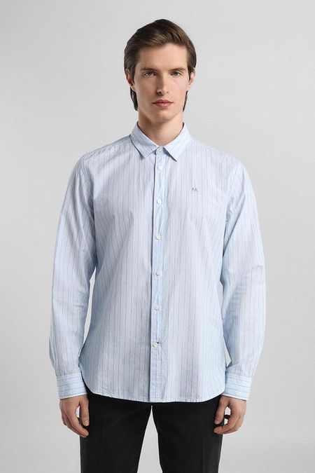 Рубашка хлопковая в полоску PEPE JEANS