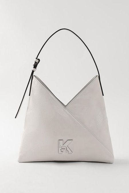 Сумка хобо кожаная Geo Karl Lagerfeld Jeans
