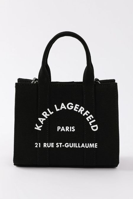 Сумка кросс-боди хлопковая с логотипом rue st guillaume Karl Lagerfeld