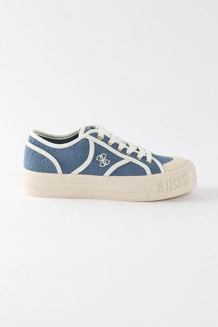 Кеды на высокой подошве Guess