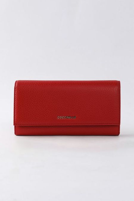 Кошелек кожаный Metallic Soft Coccinelle