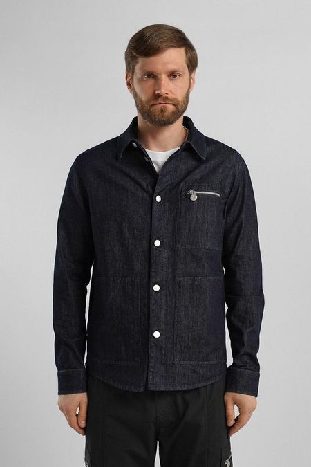 Рубашка джинсовая прямого кроя Iceberg Jeans