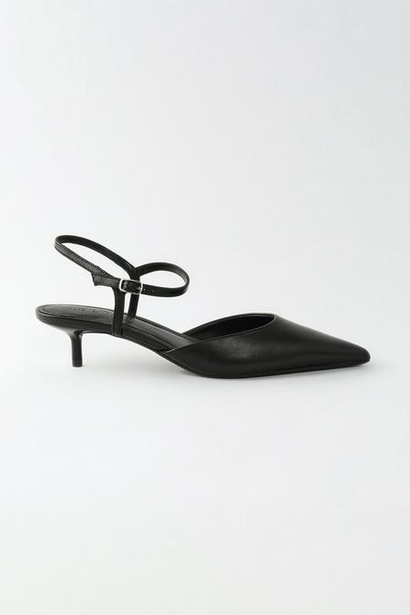 Туфли открытые кожаные STEVE MADDEN