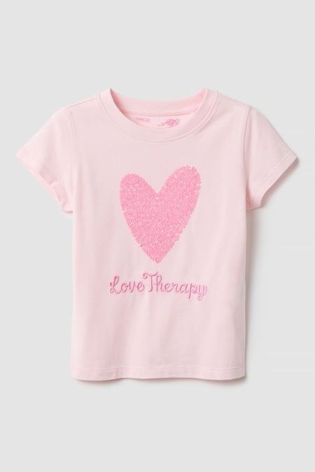 Футболка хлопковая с принтом LOVE THERAPY
