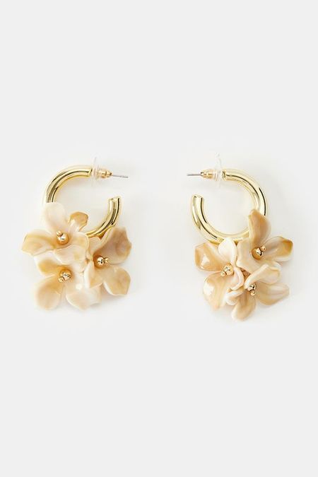 Серьги полукольца с декором Nume