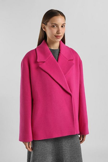 Пальто из смесовой шерсти укороченное Fashion Rebels