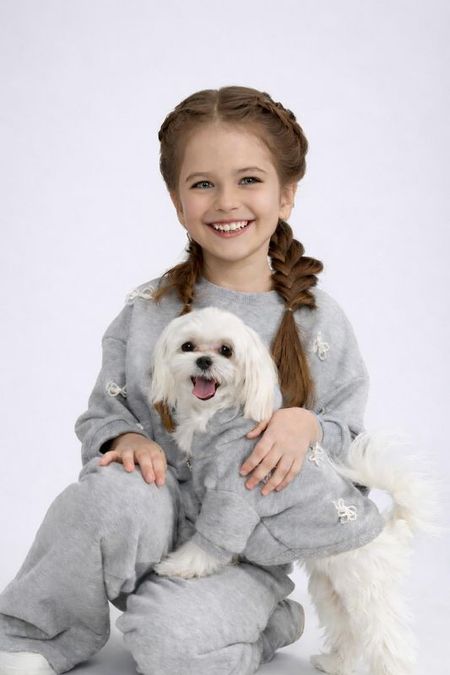 Брюки хлопковые на эластичном поясе Choupette
