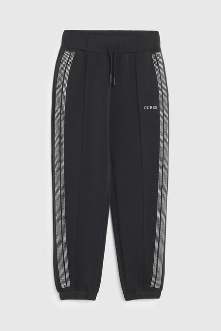 Брюки трикотажные со стразами Guess