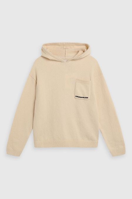 Джемпер хлопковый с капюшоном Calvin Klein Jeans