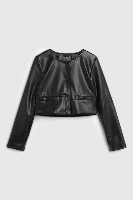 Куртка из искусственной кожи укороченная Guess