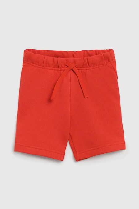 Шорты хлопковые на эластичном поясе Benetton