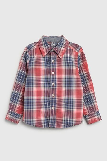 Рубашка хлопковая в клетку OshKosh B'gosh