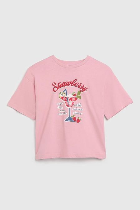 Футболка хлопковая с принтом Mayoral