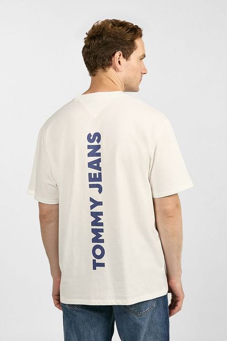 Футболка хлопковая с логотипом Tommy Jeans