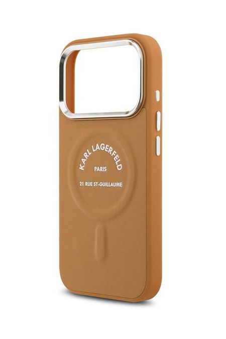 Чехол для iPhone 17 Pro Max с MagSafe Karl Lagerfeld