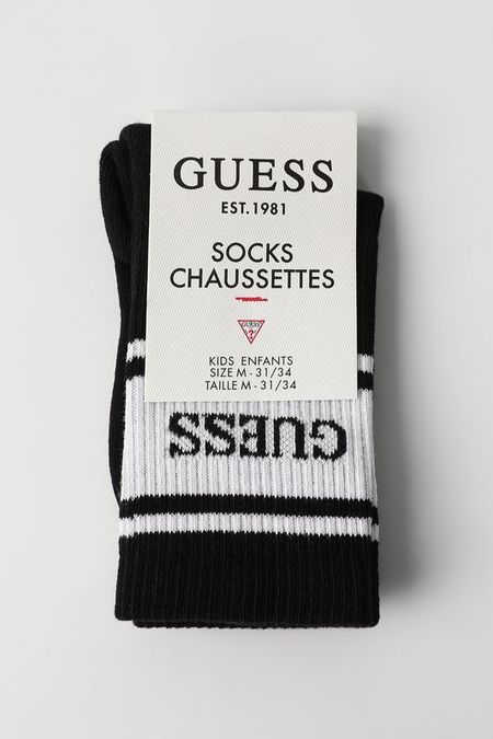 Носки хлопковые с логотипом Guess