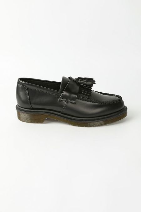 Лоферы кожаные с кисточками Dr Martens