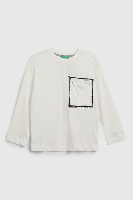 Лонгслив хлопковый Benetton