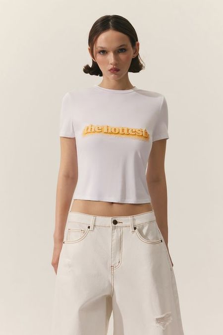 Футболка из вискозы TOPTOP