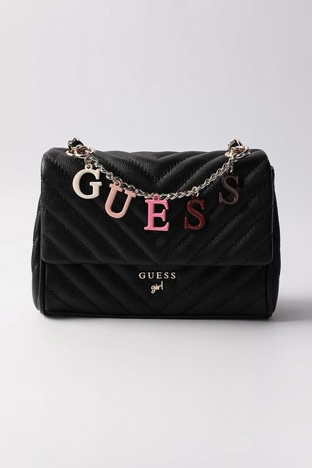 Сумка на ремешке с декором Guess