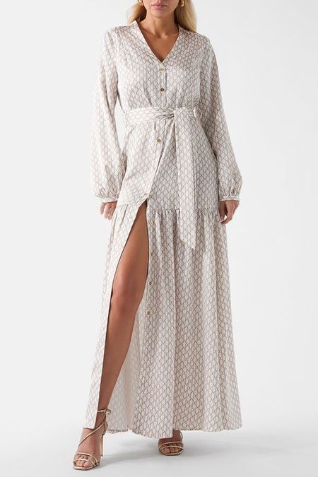 Платье расклешенное с поясом Marciano by Guess