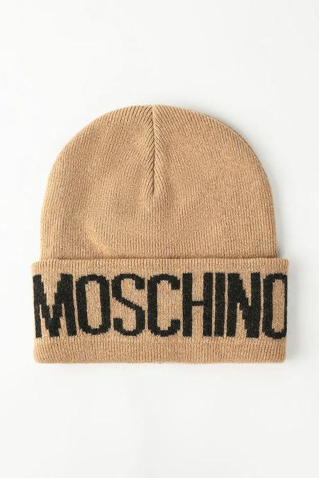 Шапка из смесовой шерсти с логотипом Moschino