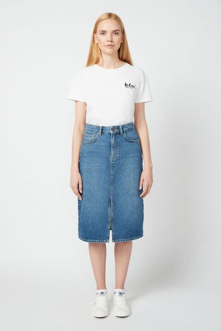Юбка джинсовая до колена Lee Cooper