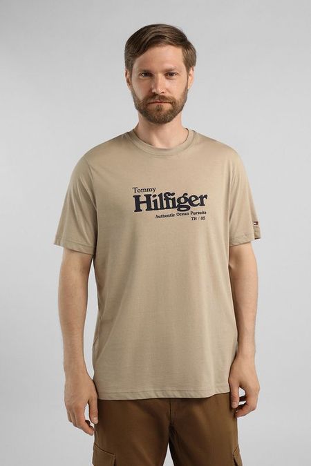 Футболка хлопковая с логотипом Tommy Hilfiger