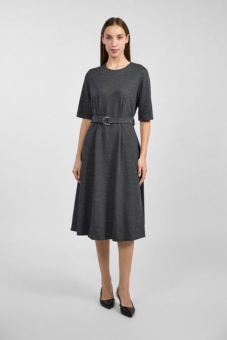 Платье с расклешенной юбкой и поясом Gerry Weber