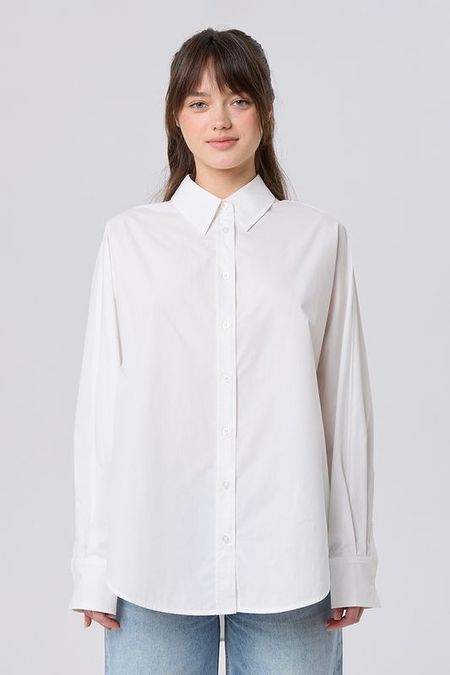 Рубашка хлопковая свободного кроя Lee Cooper