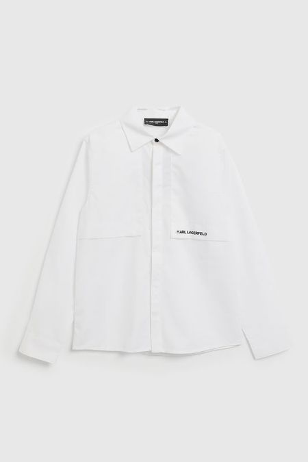 Рубашка хлопковая Karl Lagerfeld