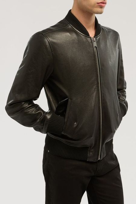 Куртка кожаная Trussardi