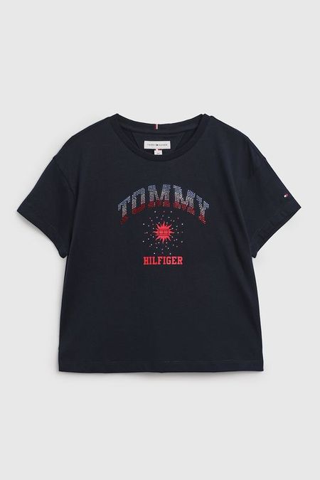 Футболка хлопковая с логотипом Tommy Hilfiger