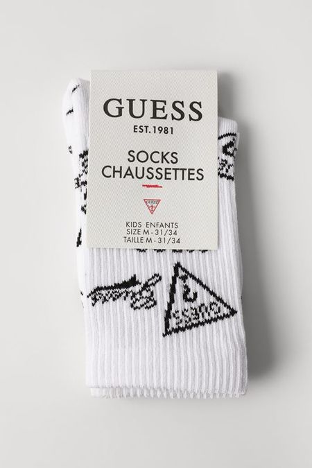 Носки хлопковые с логотипом Guess